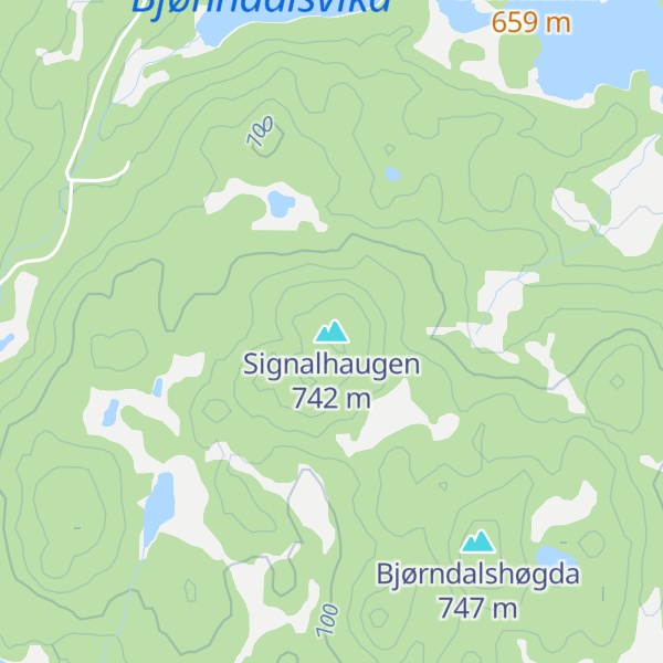 Map of Signalhaugen