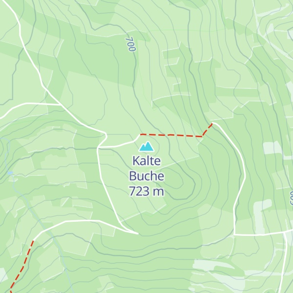 Map of Kalte Buche