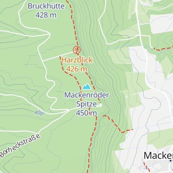 Map of Mackenröder Spitze