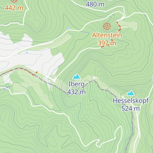 Map of Iberg