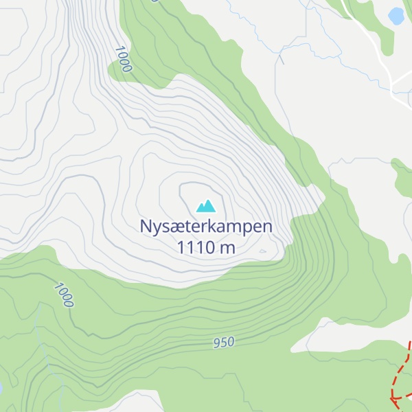 Map of Nysæterkampen