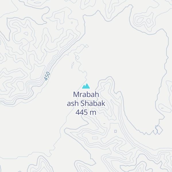 Map of Mrabah ash Shabak