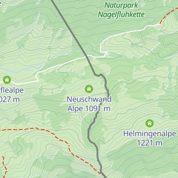 Map of Neuschwand Alpe