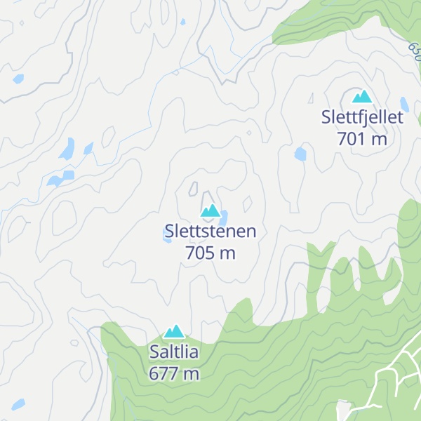Map of Slettstenen
