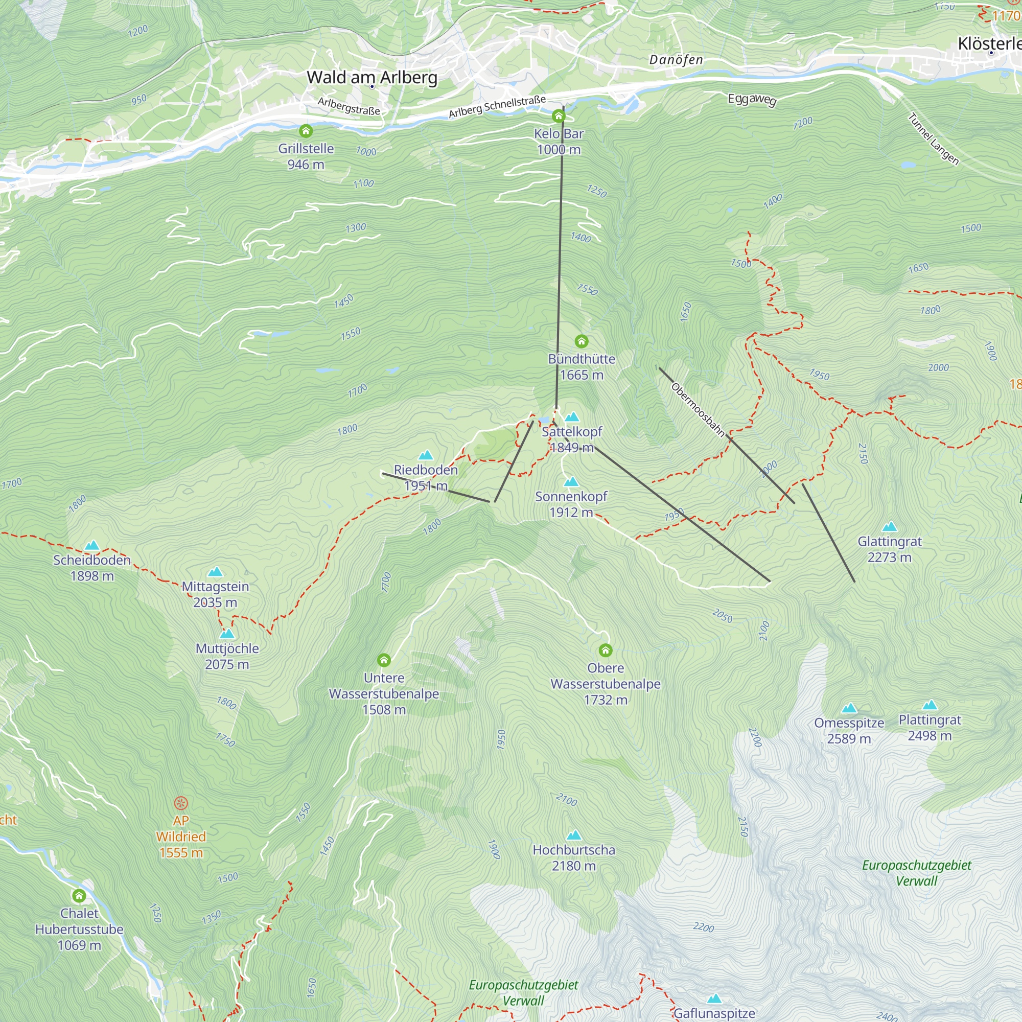 Schäferhütte map