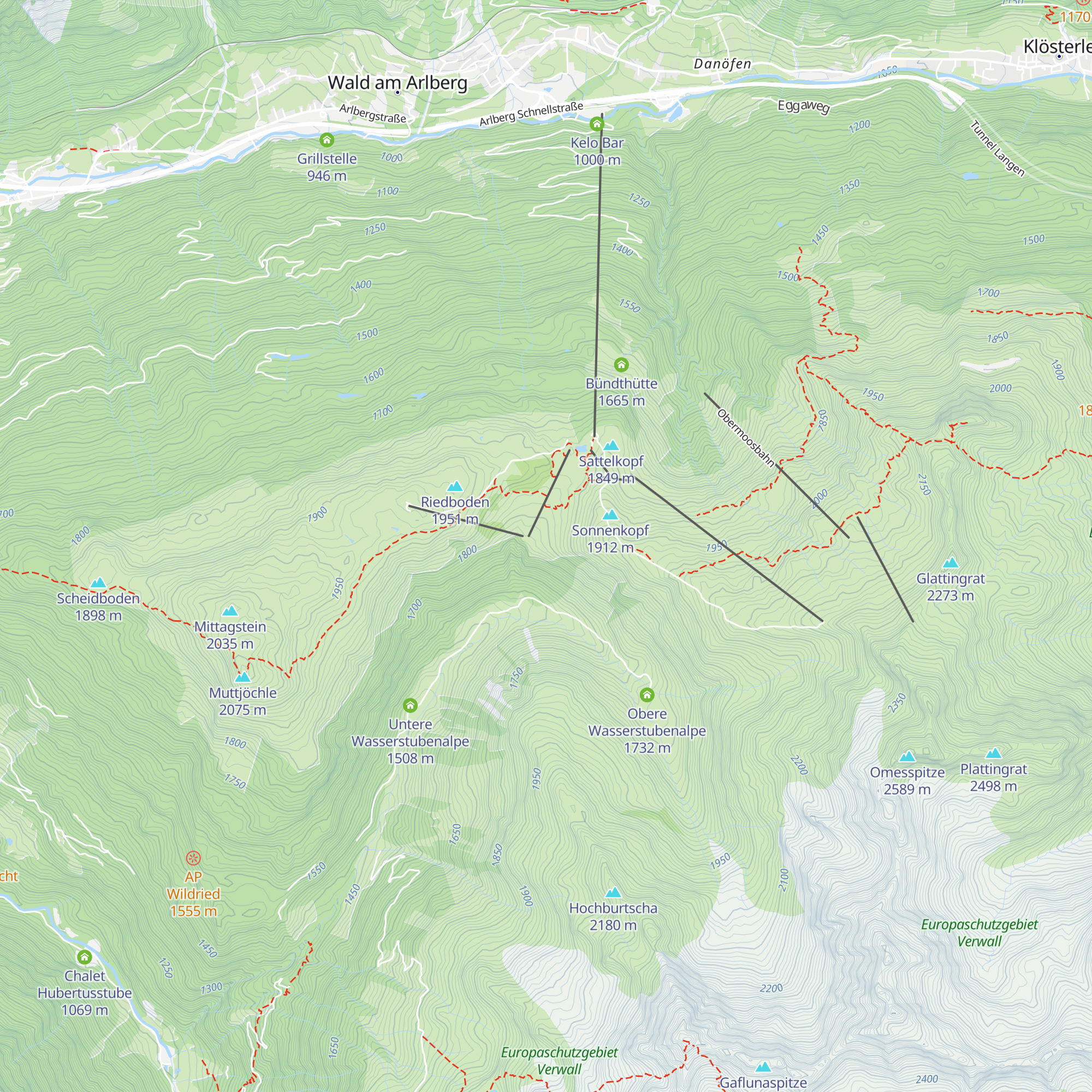 Schäferhütte map