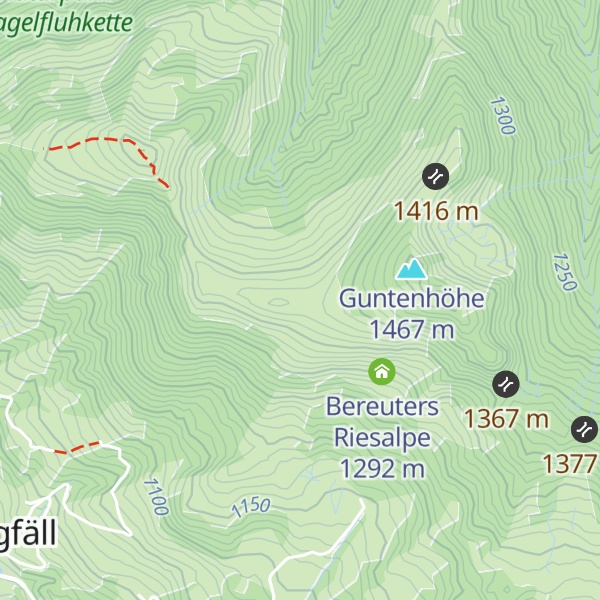 Map of Hochriesalpe