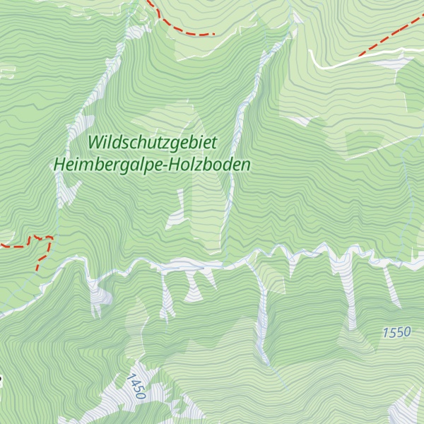Map of Hornbergalpe