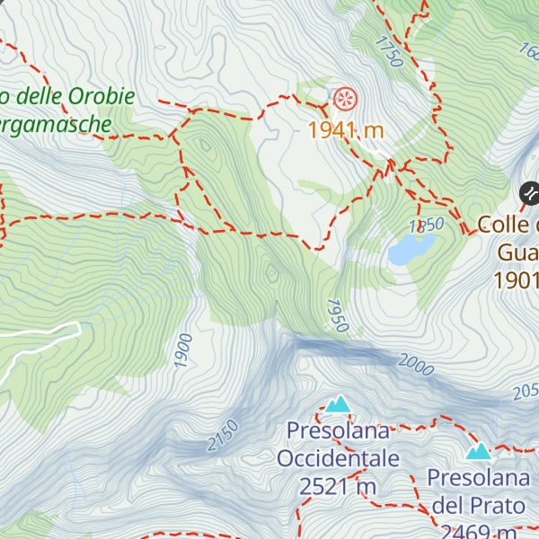 Map of Cima di Polzone