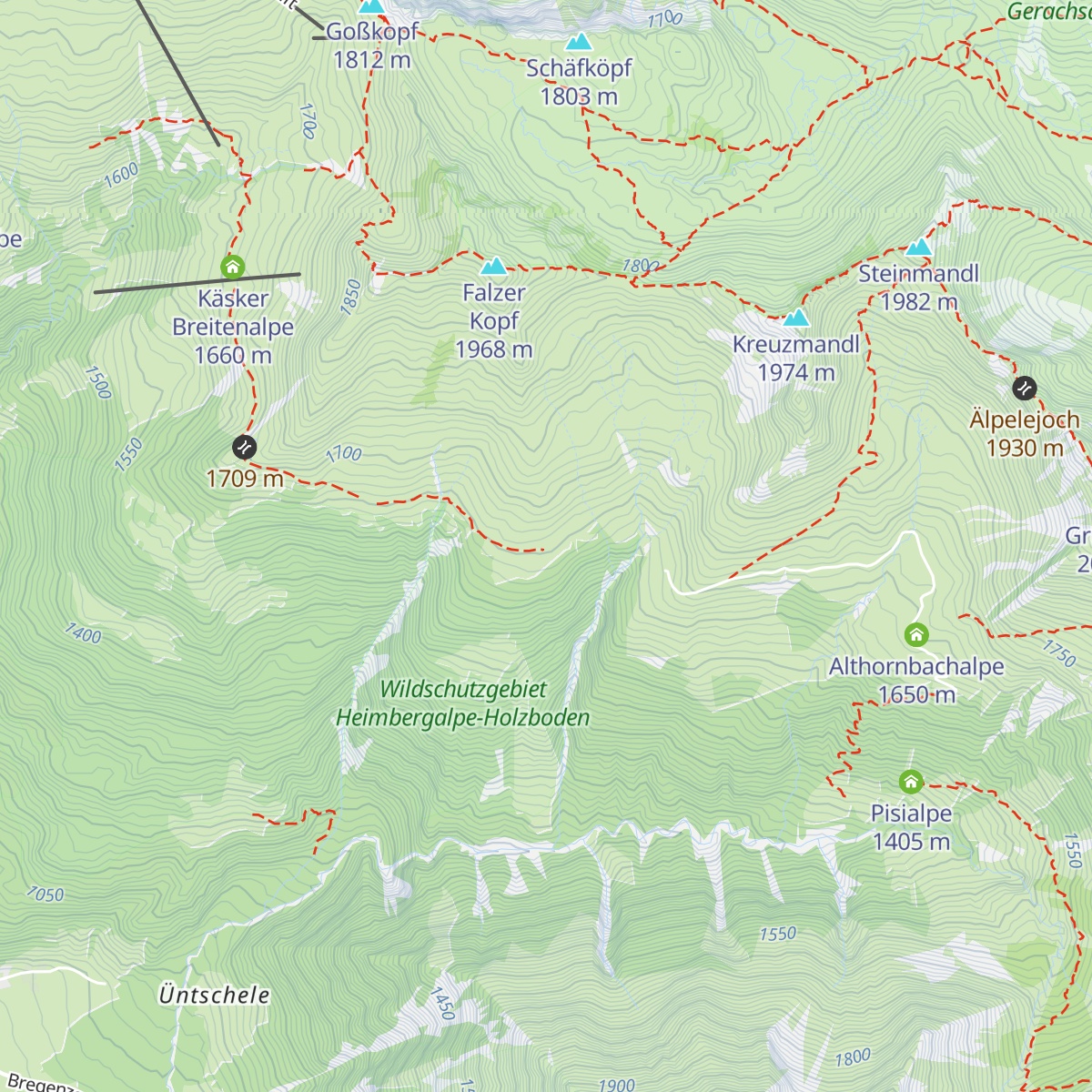 Neuhornbachhaus map