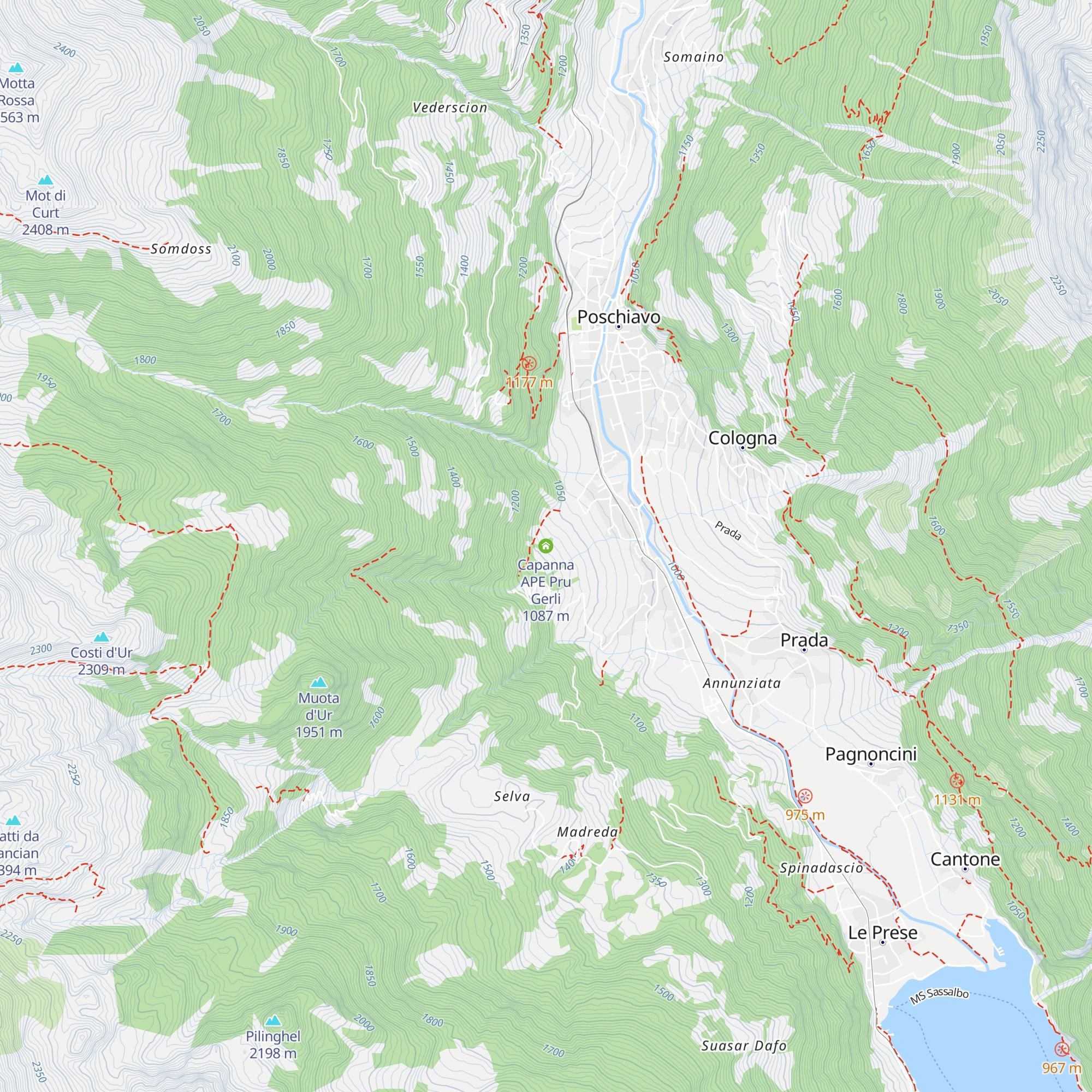 Capanna APE Pru Gerli map