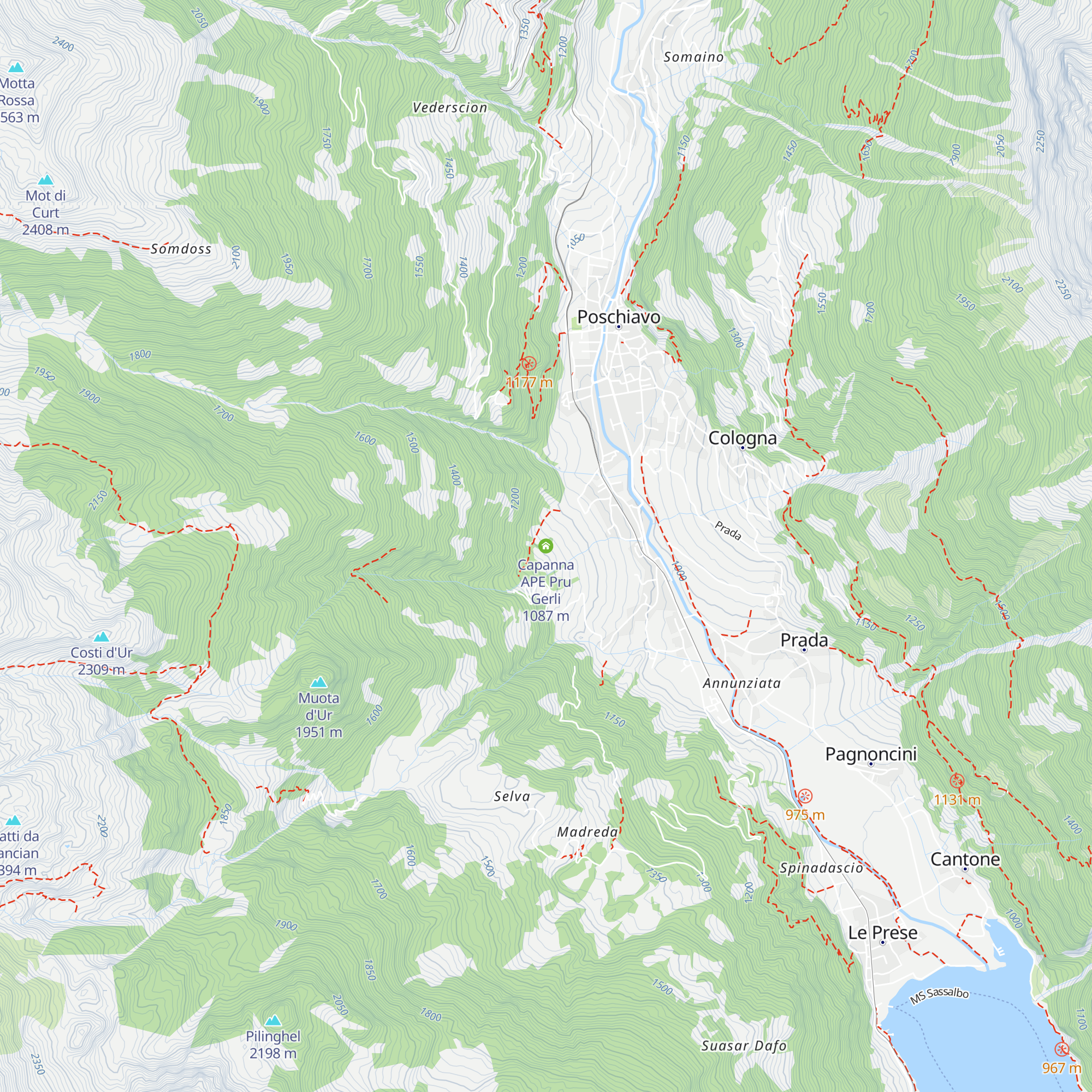 Capanna APE Pru Gerli map