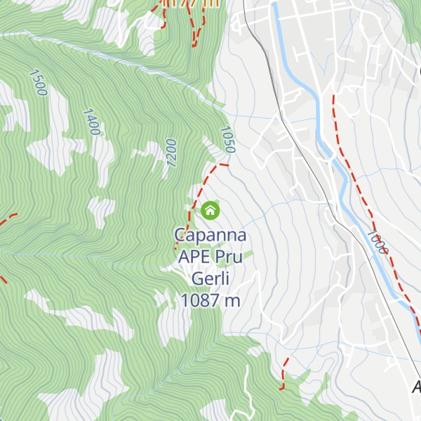 Map of Capanna APE Pru Gerli