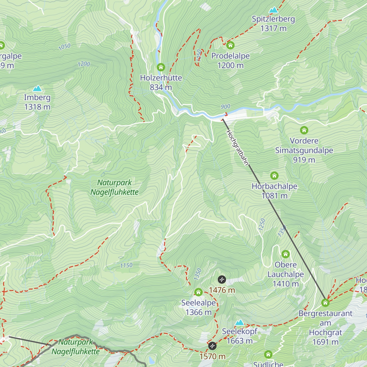 Untere Lauchalpe map