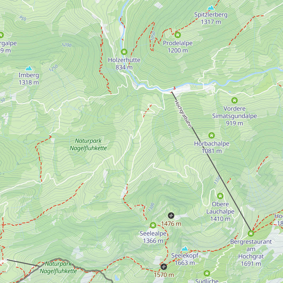 Untere Lauchalpe map