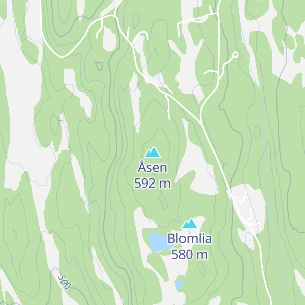 Map of Åsen
