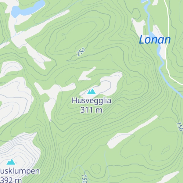 Map of Husvegglia