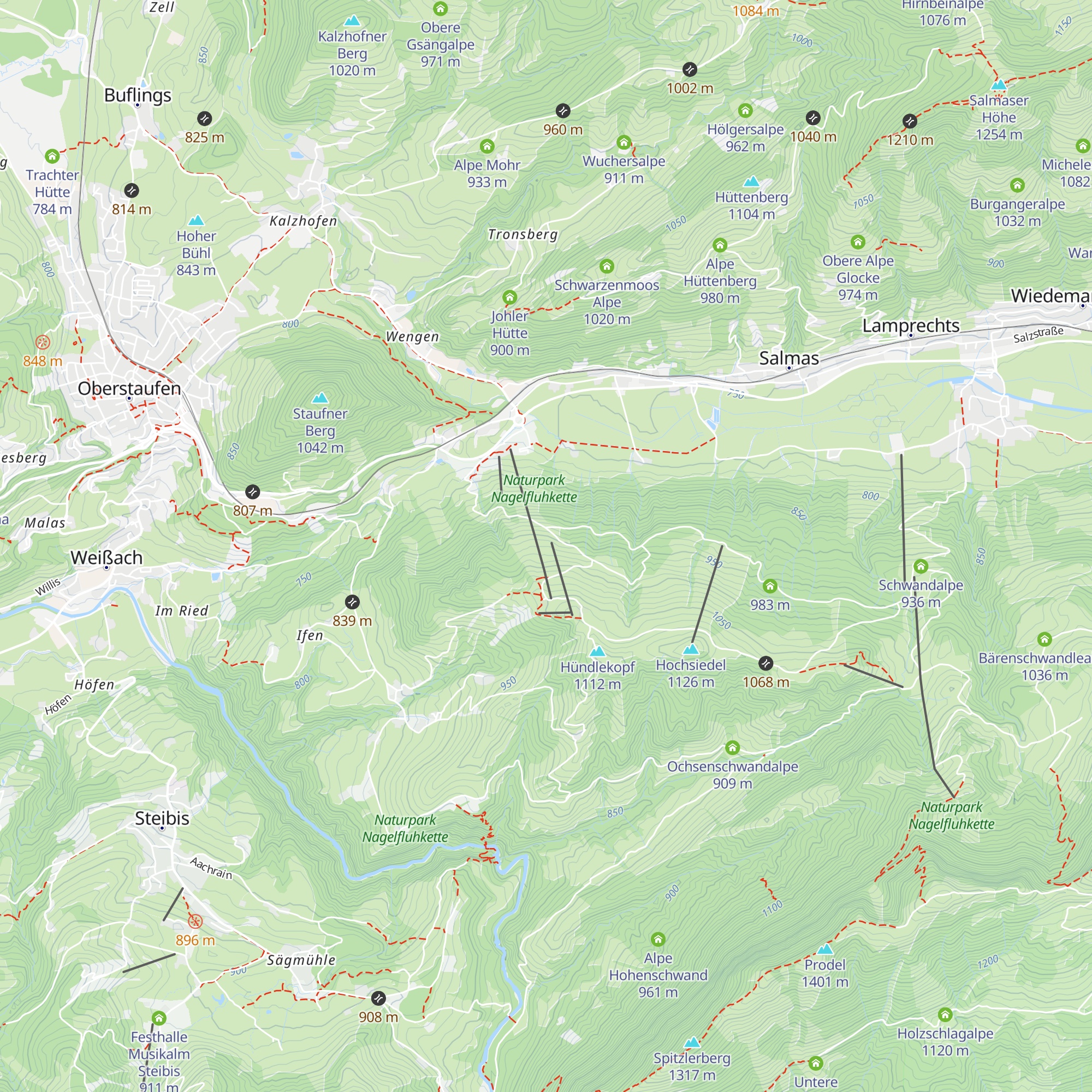 Dietenheimer Hütte map