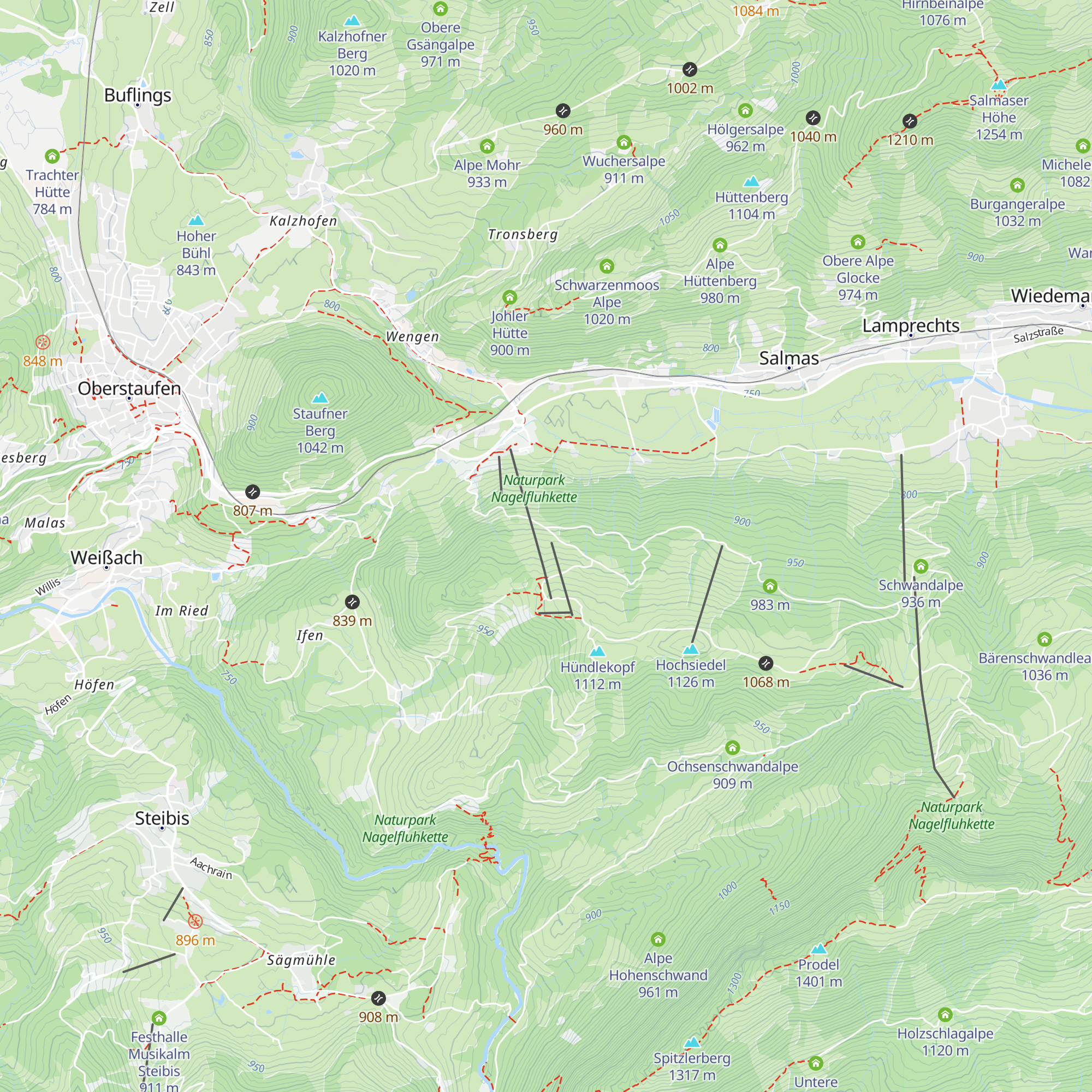 Dietenheimer Hütte map