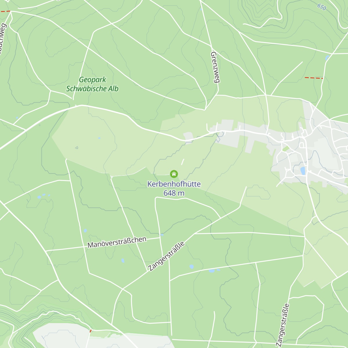 Kerbenhofhütte map