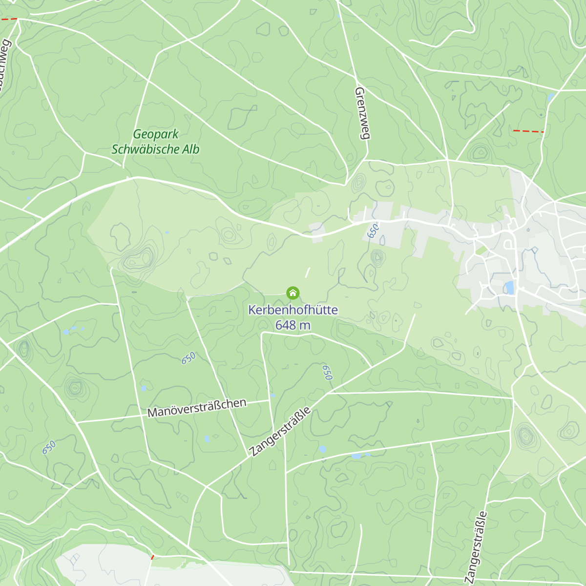 Kerbenhofhütte map