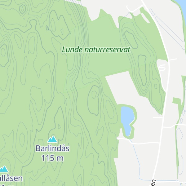 Map of Blåbæråsen