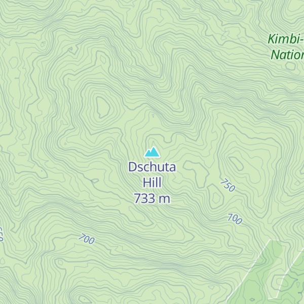 Map of Dschuta Hill