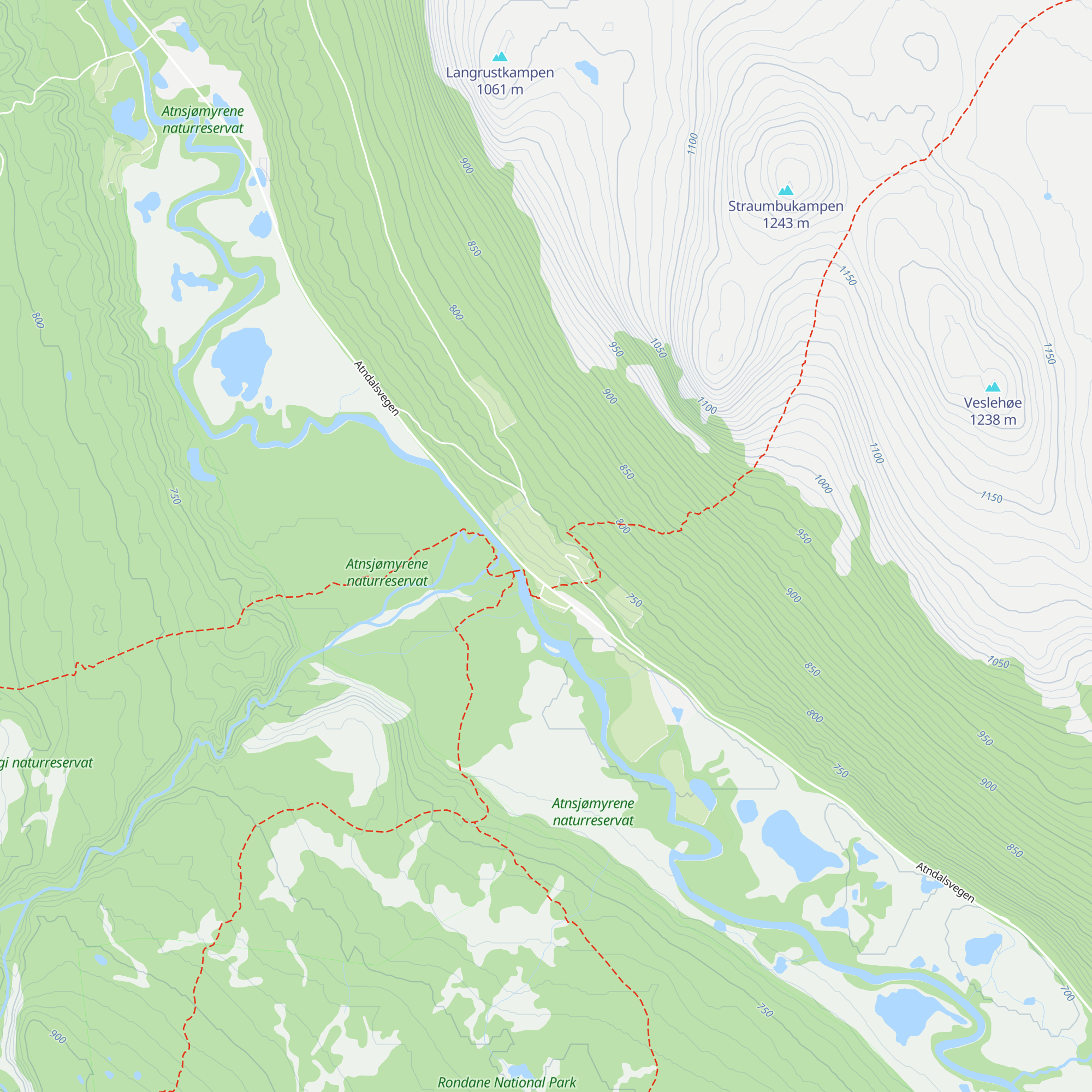 Straumbu Turistgard map