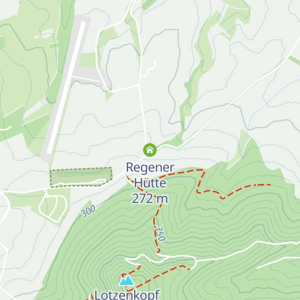 Map of Regener Hütte