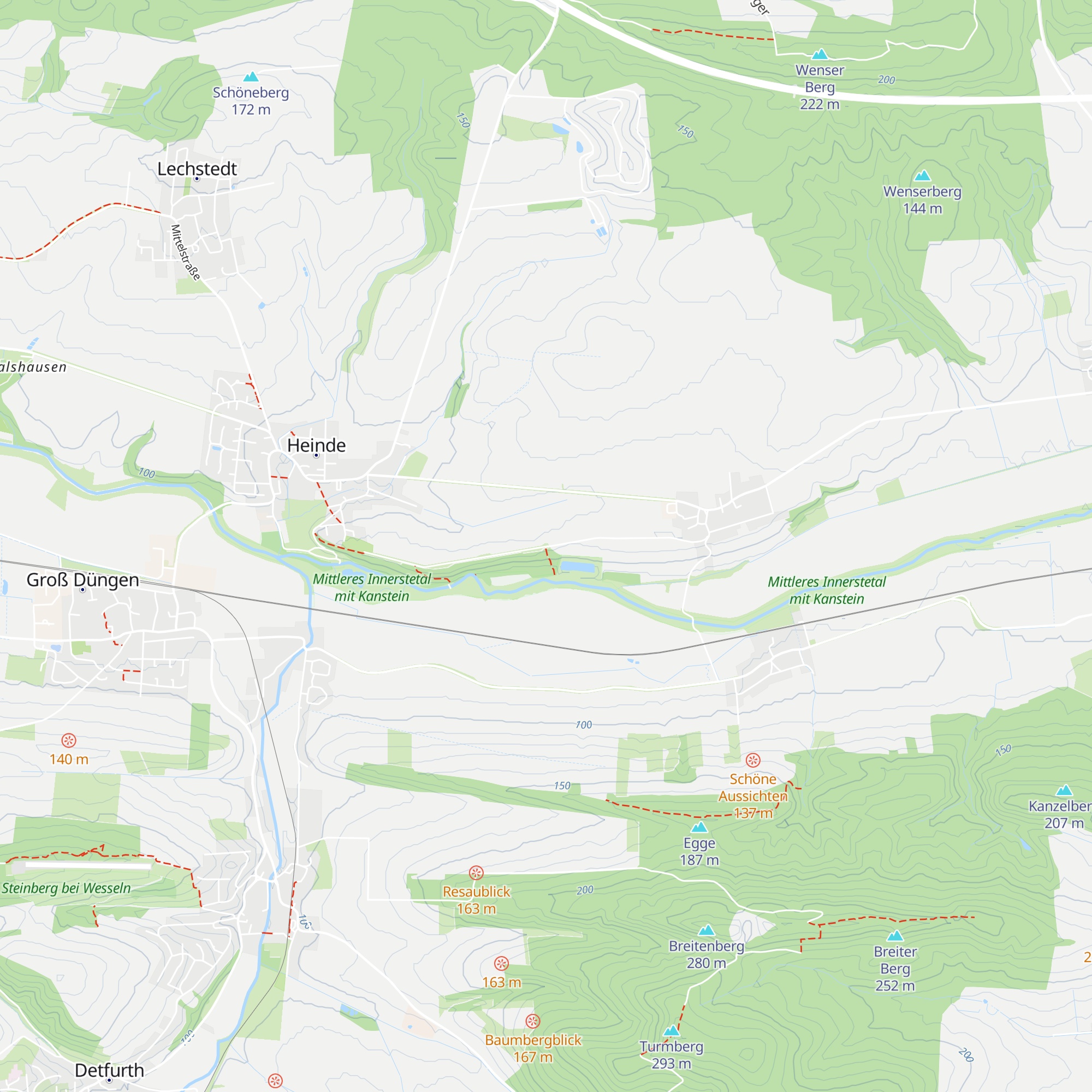 Lindenhütte map