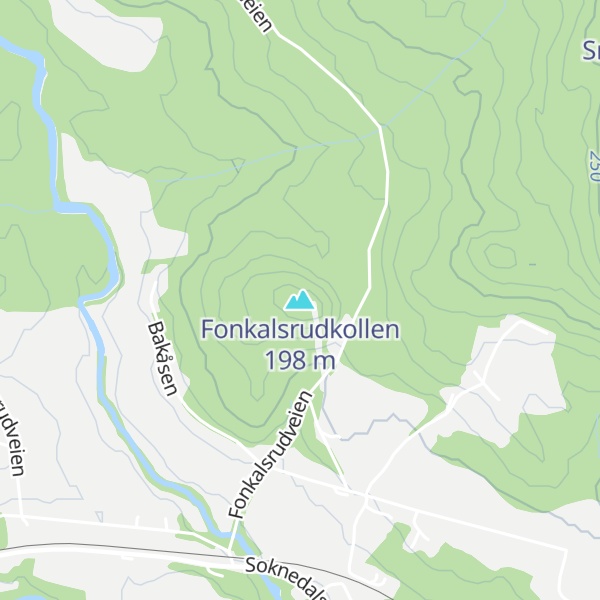 Map of Fonkalsrudkollen