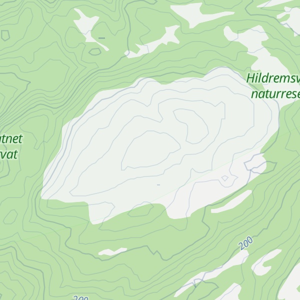 Map of Bjørkliheia