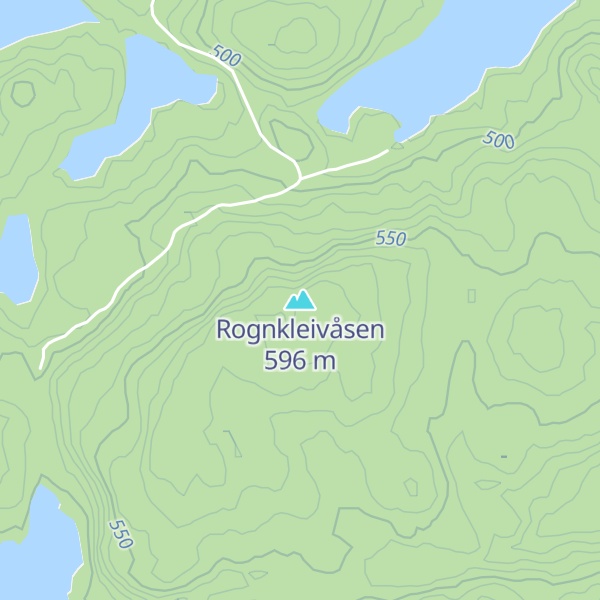 Map of Rognkleivåsen