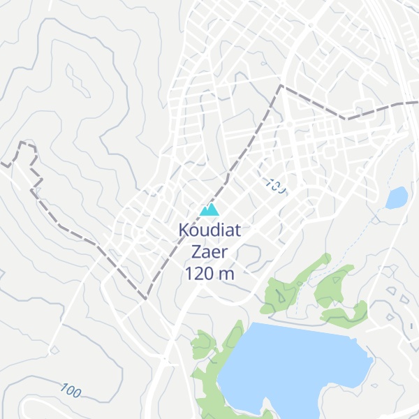 Map of Koudiat Zaer