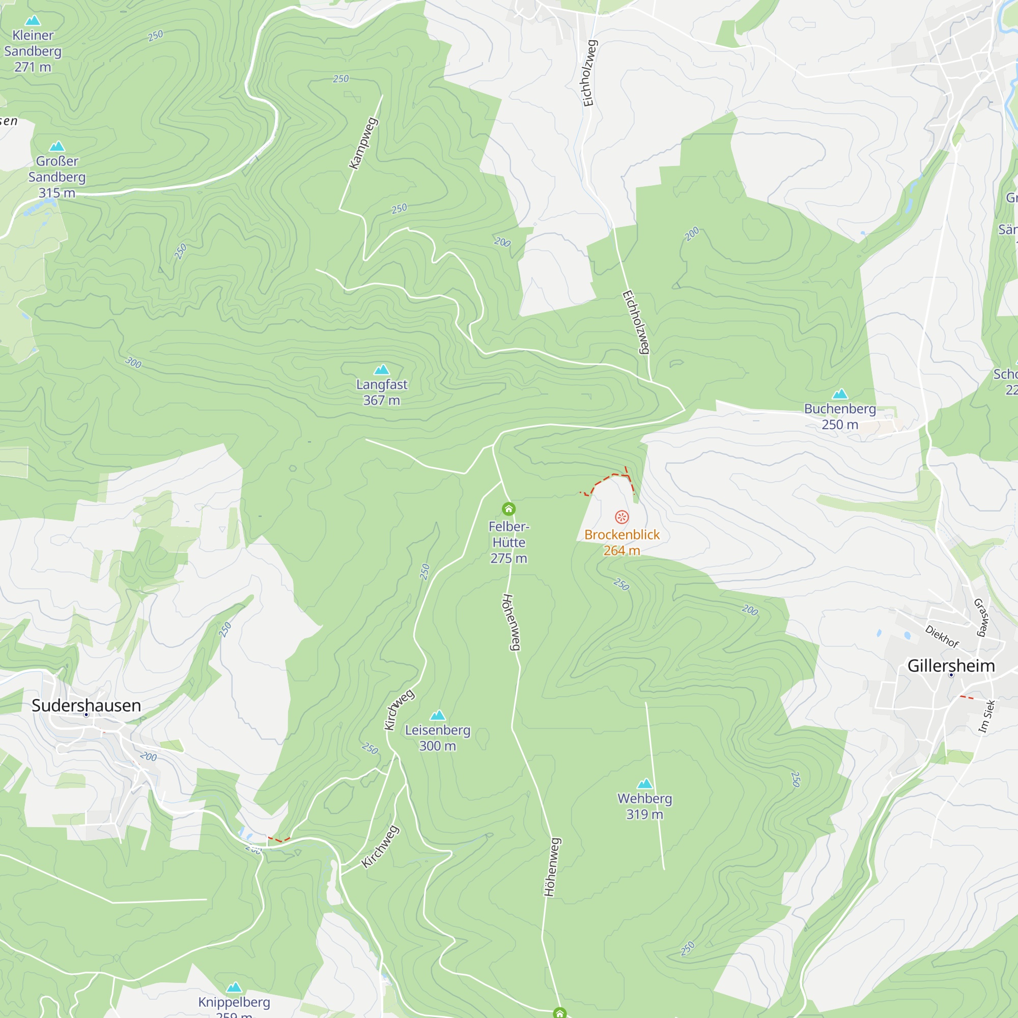 Felber-Hütte map