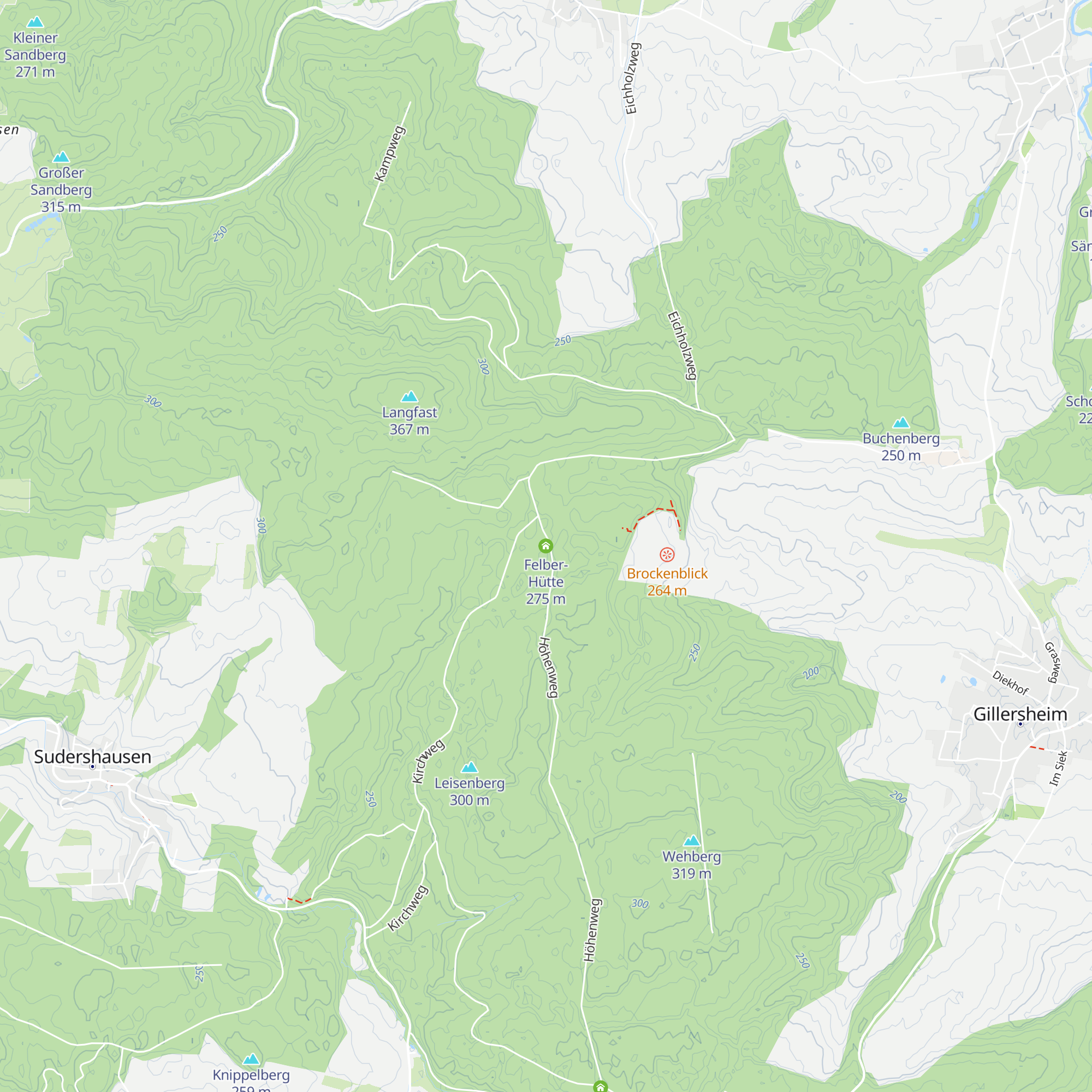 Felber-Hütte map