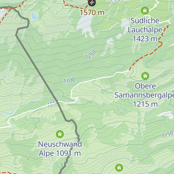 Map of Untere Samansbergalpe