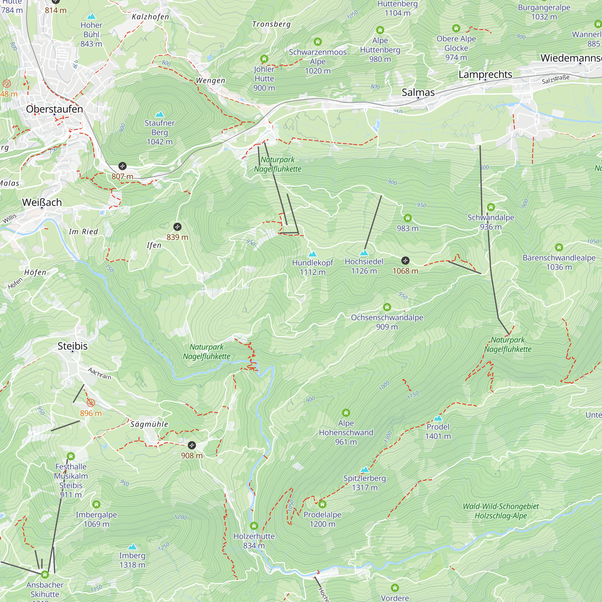 Sennalpe Bärenschwand map