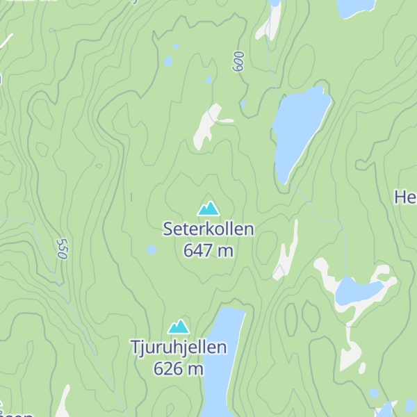 Map of Seterkollen