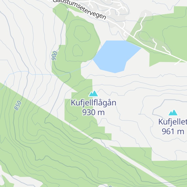 Map of Kufjellflågån