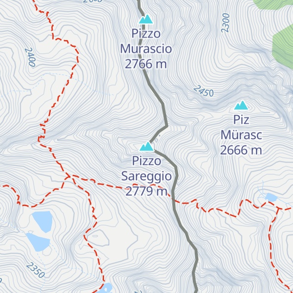 Map of Pizzo Sareggio