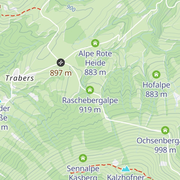Map of Raschebergalpe