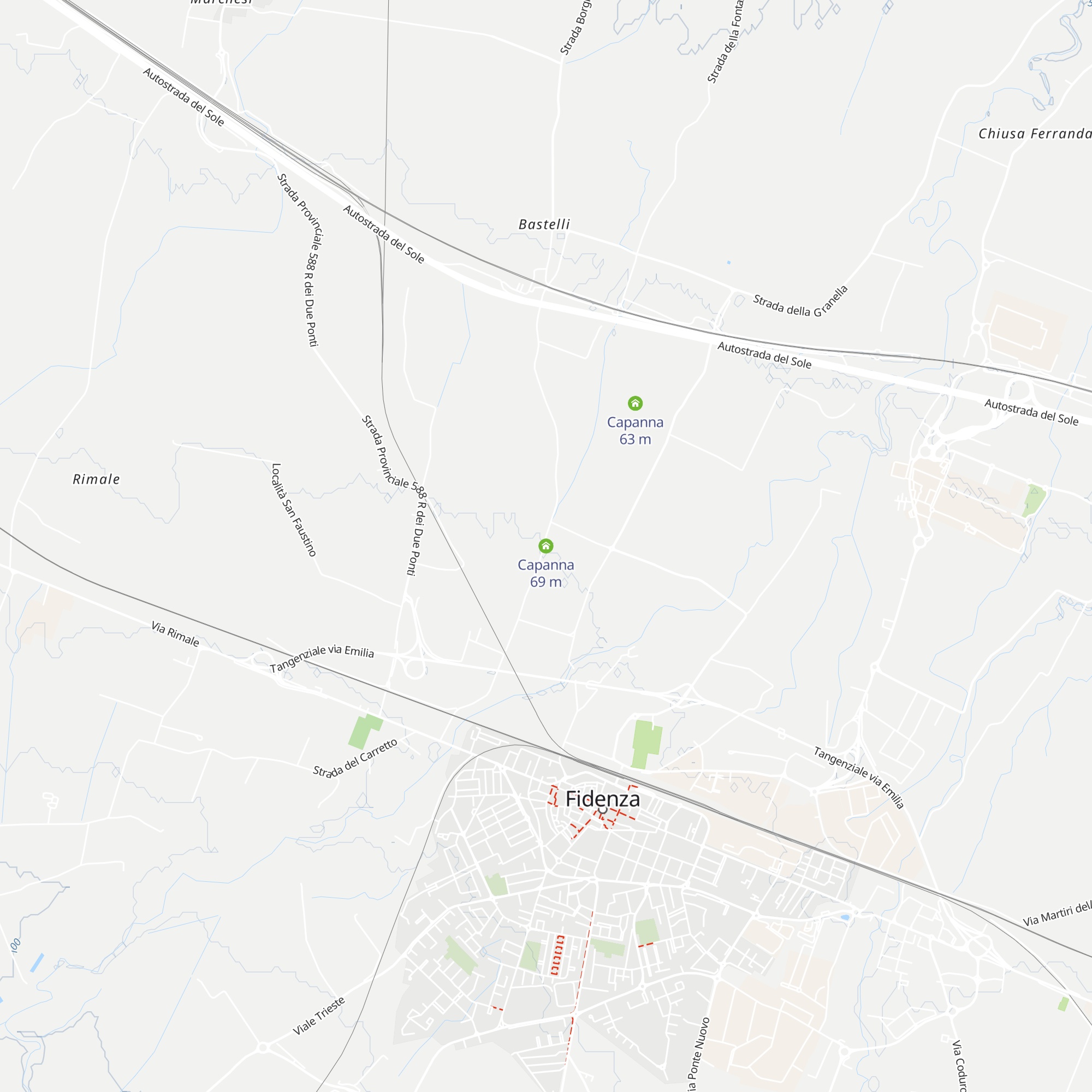 Capanna map