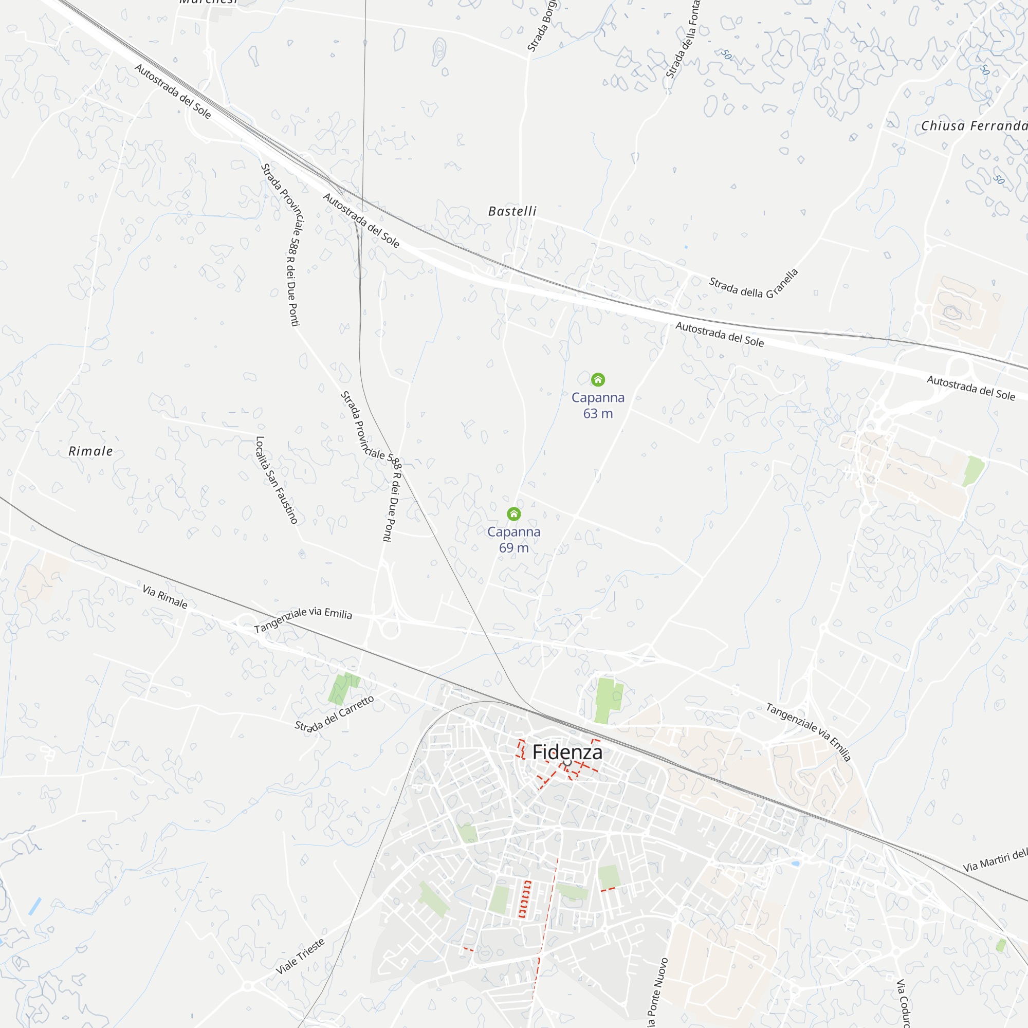 Capanna map