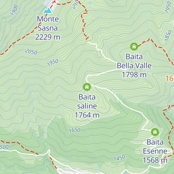 Map of Baita saline