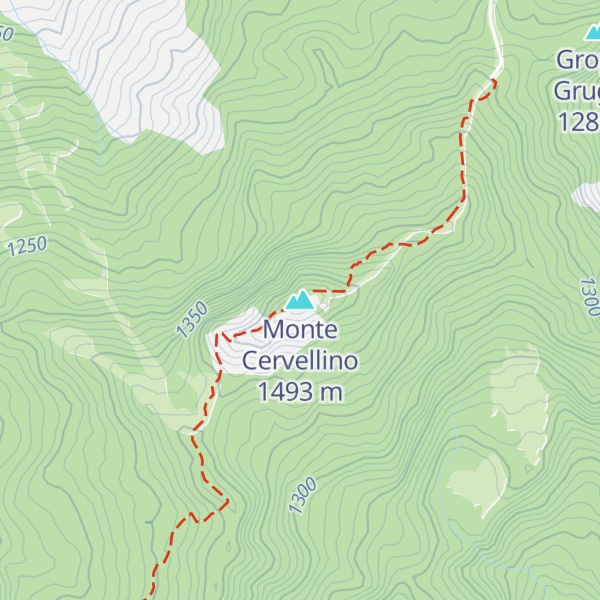 Map of Monte Cervellino