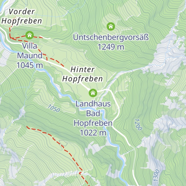 Map of Landhaus Bad Hopfreben