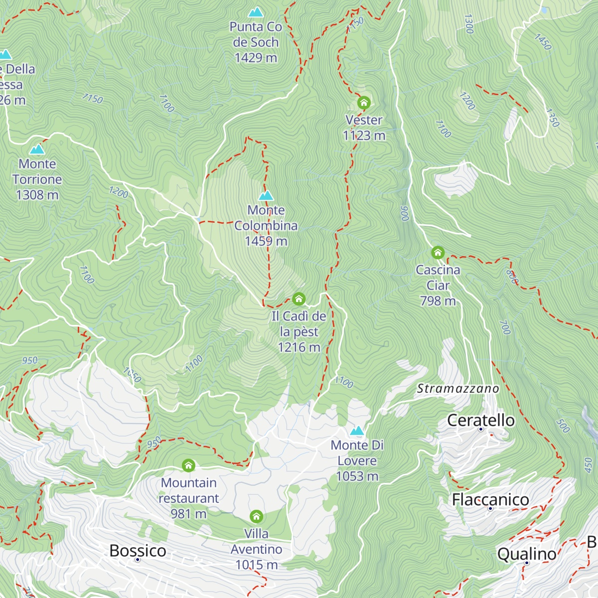 Il Cadì de la pèst map