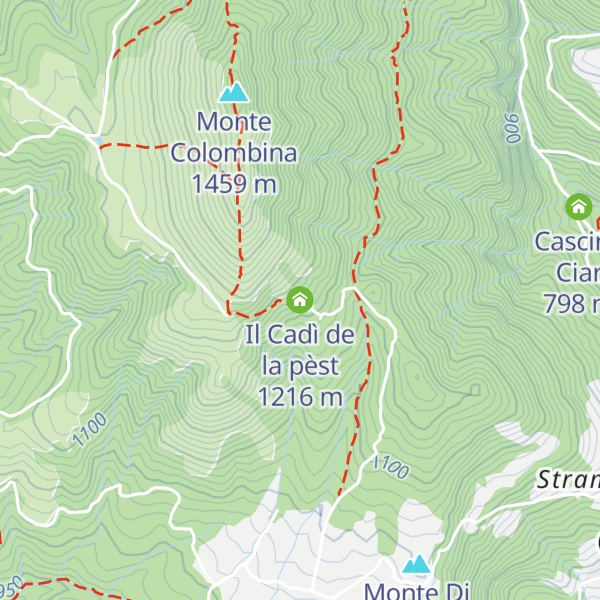 Map of Il Cadì de la pèst