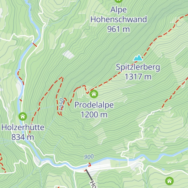 Map of Prodelalpe